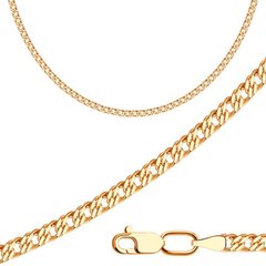 Gold chain weaving double rhombus RD050, 6.62